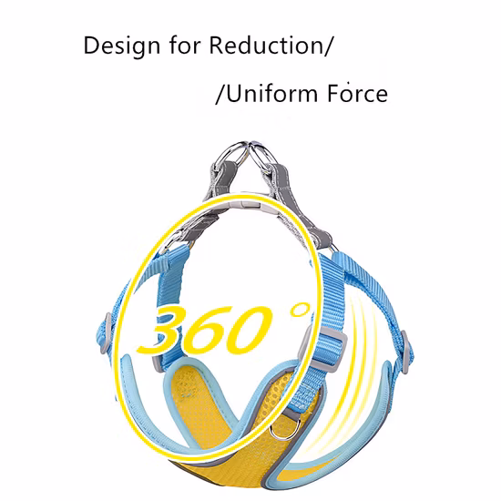 Productos para mascotas con arnés para viajes al aire libre ajustables y transpirables de primera calidad