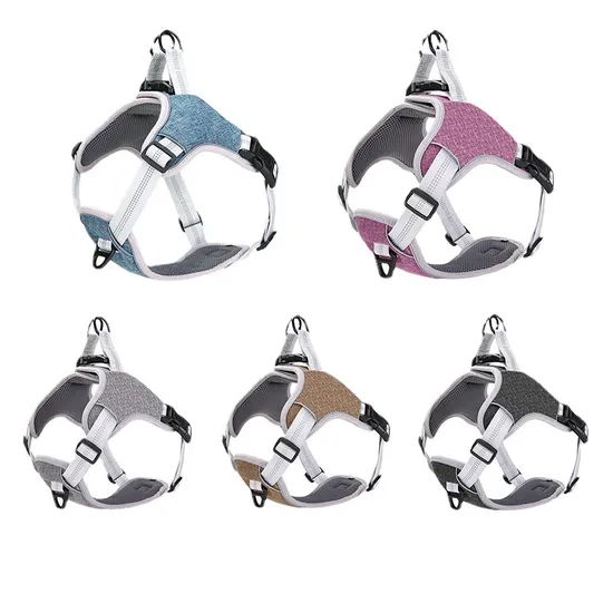 Producto para mascotas, arnés para perros al aire libre de viaje ajustable y transpirable, productos para mascotas