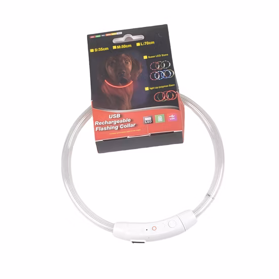 Nuevo Collar LED para mascotas, venta al por mayor de fábrica,