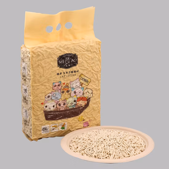 Arena para gatos de tofu premium de alta calidad, increíble producto de limpieza para mascotas