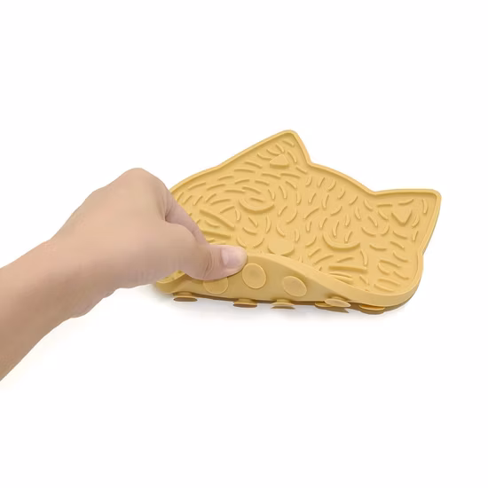 Alfombrilla para lamer mascotas personalizada al por mayor, alimentador, alfombrilla para lamer perros y gatos, Eco